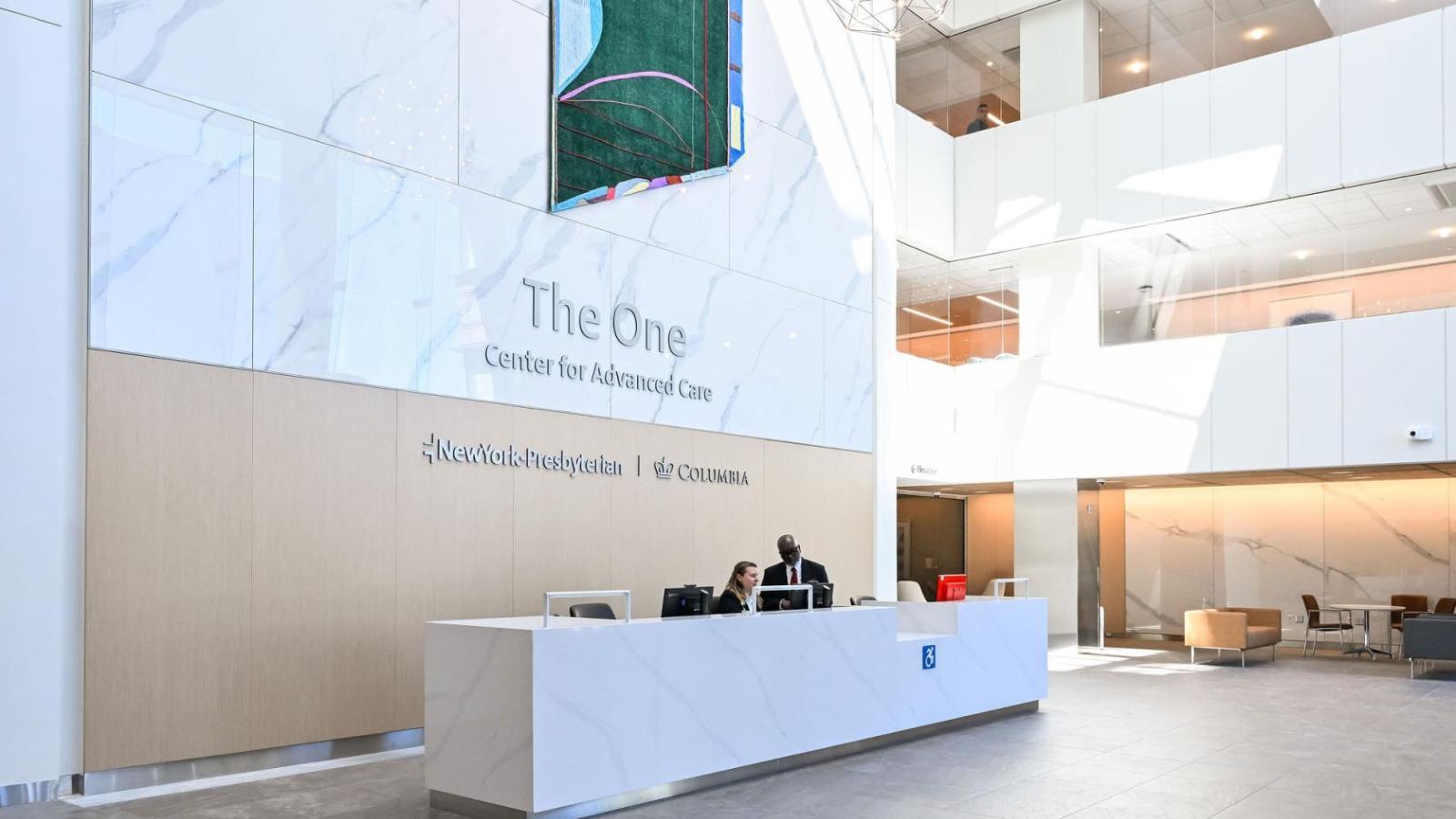 The lobby at The One