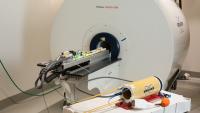 A Biospec MRI machine in use at the OPTIC shared resource