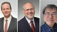 2022 Awardees, l to r: Jeffrey Bruce, Daniel Javitt, Hiroshi Nakagawa