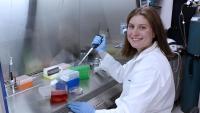 Image of Kathleen Capaccione in the lab